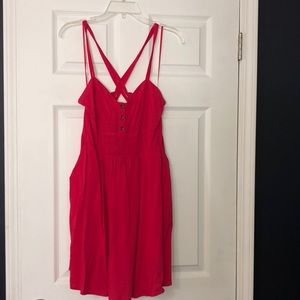 Pink Express Dress With Pockets